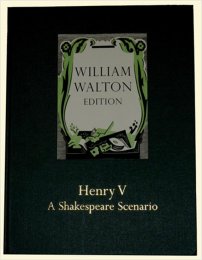Henry V - A Shakespeare Scenario - William Walton Edition...