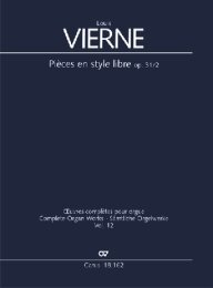 Pièces en style libre II - Vierne, Louis