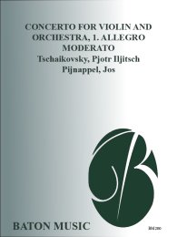 Concerto for Violin and Orchestra, 1. Allegro Moderato -...