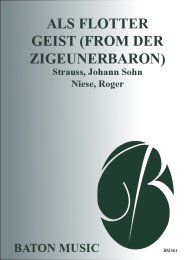 Als flotter Geist (from the Operetta Der Zigeunerbaron) -...