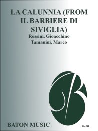 La Calunnia (from the Opera Il Barbiere di Siviglia) -...