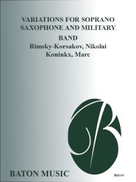 Variations for Soprano Saxophone and Military Band -...