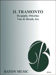 Il Tramonto - Respighi, Ottorino - Van de Braak, Jos