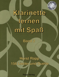 Klarinette lernen mit Spass Band 2 - Rapp, Horst