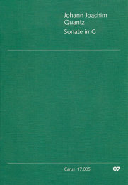 Sonate in G - Quantz, Johann Joachim - Petrenz, Siegfried