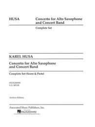 Concerto for Alto Saxophone and Band - Husa, Karel