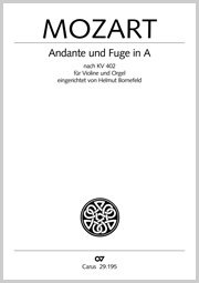 Andante und Fuge in A - Mozart, Wolfgang Amadeus -...
