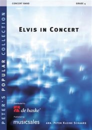 Elvis in Concert - Schaars, Peter Kleine