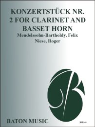 Konzertstück Nr. 2 for Clarinet and Basset Horn -...