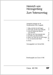 Herzogenberg: Liturgische Gesänge (Totensonntag) -...
