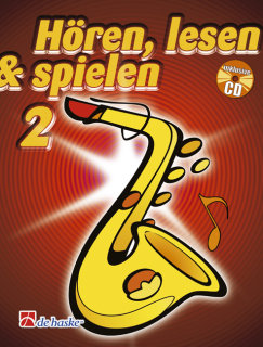 Hören, Lesen & Spielen 2 Altsaxophon - Kastelein, Jaap - Oldenkamp, Michiel