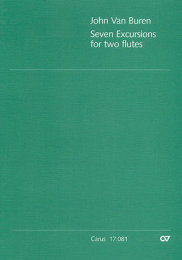 Seven Excursions for two flutes - Buren, John Van