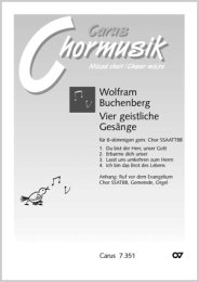 Buchenberg: Vier geistliche Gesänge - Buchenberg,...