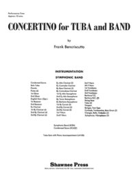Concertino for Tuba and Band - Bencriscutto, Frank
