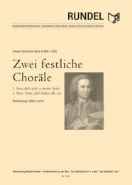 2 festliche Choräle - Johann Sebastian Bach - Loritz, Albert