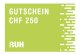 Gutschein Ruh Musik AG - Warenwert CHF 250