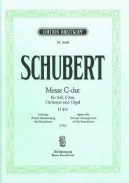 Messe C-dur D 452 [op. 48] - Schubert, Franz - Haverkampf, Ulrich (KA)