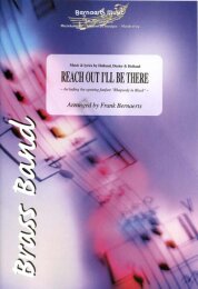 Reach out -  Ill be There - Holland - Dozier - arr. Frank...