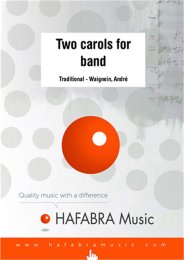 Two carols for band - Traditional - Waignein, André