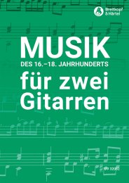 Musik des 16.-18. Jahrhunderts - - Quadt, Adalbert