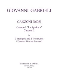 Canzoni (1608) - Gabrieli, Giovanni - Lumsden, Alan