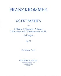 Oktett-Partita in F-dur op. 57 - Krommer, Franz -...