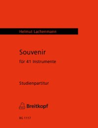 Souvenir - Lachenmann, Helmut