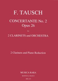 Concertante Nr. 2 in B op. 26 - Tausch, Franz Wilhelm -...