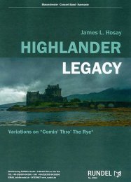 Highlander Legacy (Variations on "Comin Thro The...