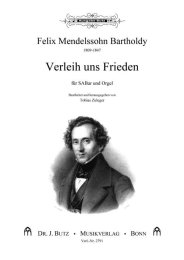 Verleih uns Frieden - Mendelssohn-Bartholdy, Felix