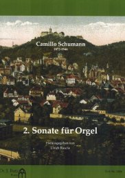 Zwei Sonaten für Orgel - Schumann, Camillo