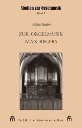 Zur Orgelmusik Max Regers - Szabó, Balázs -...