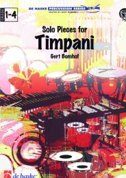 Solo Pieces for Timpani - Bomhof, Gert