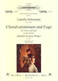 Choralvariationen und Fuge zu dem Choral "Befiehl du...