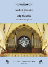 Orgelwerke (Ped.)  Zehn Stücke für Ogrel solo -...