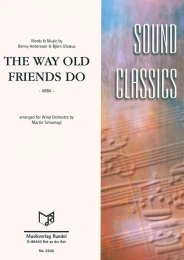The Way old Friends do - Andersson - Ulvaeus - Scharnagl,...