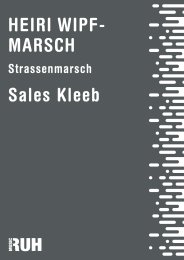 Heiri Wipf-Marsch - Sales Kleeb