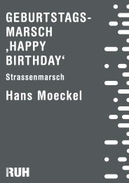 Geburtstagsmarsch Happy Birthday - Hans Moeckel