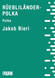 Rüebliländer-Polka - Jakob Bieri
