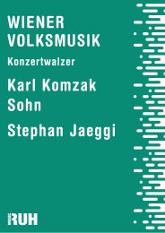 Wiener Volksmusik - Karl Sohn Komzak - Stephan Jaeggi