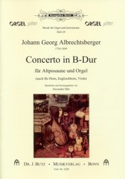 Concerto in B-Dur - Albrechtsberger, Johann Georg