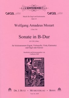 Sonate in B-Dur KV 292 (KV 196c) - Mozart, Wolfgang Amadeus