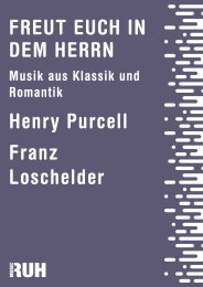 Freut euch in dem Herrn - Purcell, Henry - Loschelder, Franz