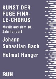 Kunst der Fuge Finale-Chorus - Johann Sebastian Bach -...