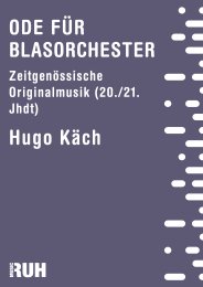 Ode für Blasorchester - Käch, Hugo