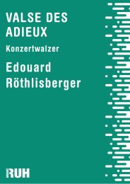 Valse des Adieux - Edouard Röthlisberger