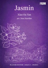 Jasmin - Xiao Ou Yan - arr. Jens Jourdan