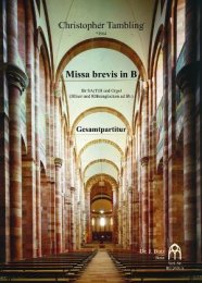 Missa Brevis in B - Christopher Tambling
