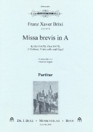 Missa brevis in A - Brixi, Frantisek Xaver