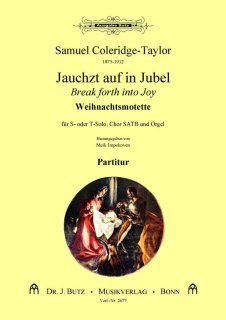 Jauchzt auf in Jubel – Break forth into Joy / Weihnachtsmotette - Coleridge-Taylor, Samuel